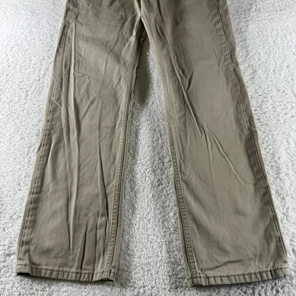 Levi's 514 Straight Fit Jeans W29 L30 Mens Tan Brown‎ Casual Denim Pants Khakis